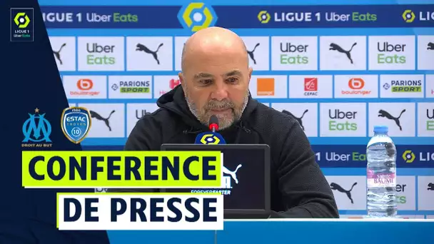 Conférence de presse OLYMPIQUE DE MARSEILLE - ESTAC TROYES (1-0)  / 2021/2022