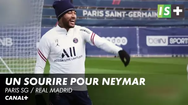 Neymar de retour à l’entraînement avec le sourire - Paris SG / Real Madrid