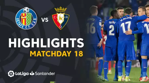 Resumen de Getafe CF vs CA Osasuna (1-0)