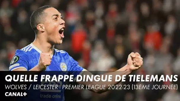 Le but de fou de Tielemans lors de Wolves / Leicester - Premier League 2022-2023 (13ème journée)