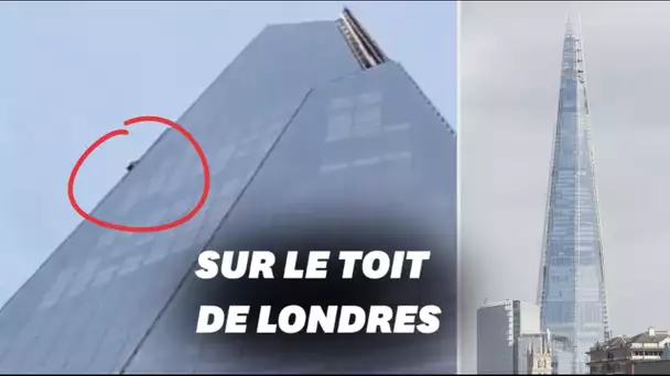 À Londres, un homme escalade "The Shard" à mains nues