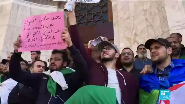 Les étudiants refusent la nomination d'Abdelkader Bensalah en ALGÉRIE