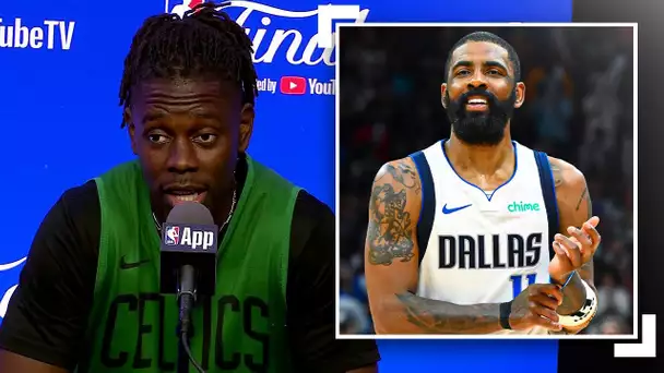 "Pray" - Jrue Holiday Talks How To Guard Kyrie Irving 👀