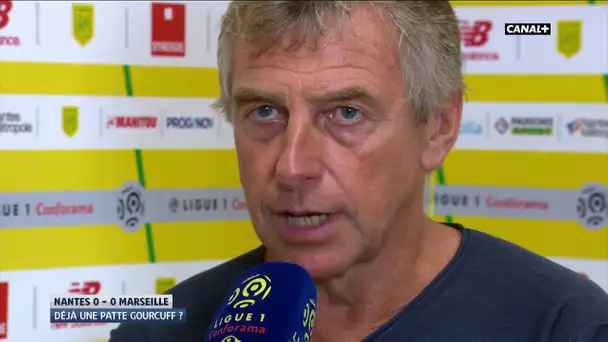 La réaction de Christian Gourcuff après Nantes/Marseille