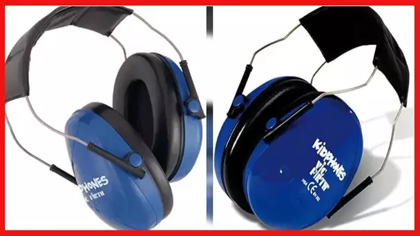 Vic Firth KIDP Children's Ear Defenders - Blue, 4.5 in*10.5 in*7.5 in