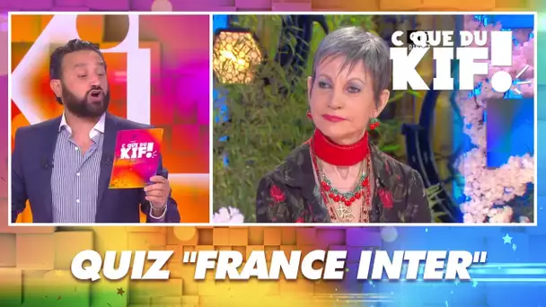 Le quiz spécial "France Inter" avec Isabelle Morini-Bosc