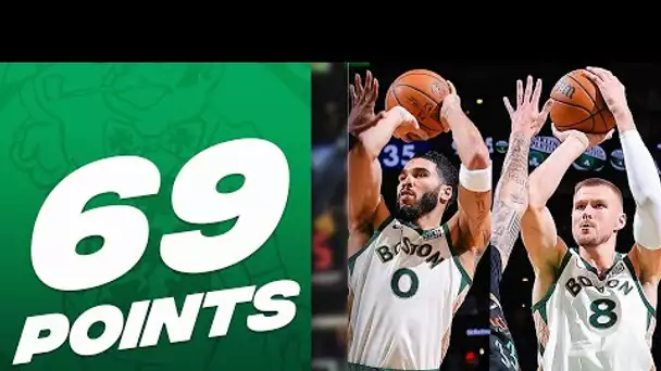 Jayson Tatum & Kristaps Porziņģis GET BUCKETS IN BOSTON - 69 PTS COMBINED | February 9, 2024