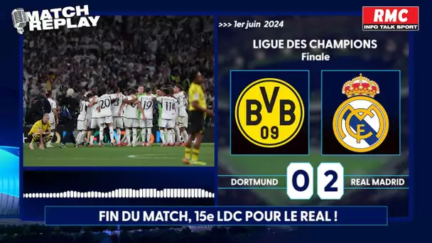 Dortmund 0-2 Real Madrid : 15e Graal européen pour les Merengue… le goal replay du match