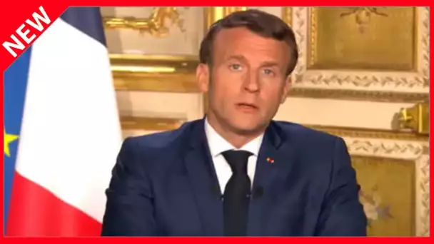 ✅  Emmanuel Macron fatigué et avachi, ce cliché qui surprend