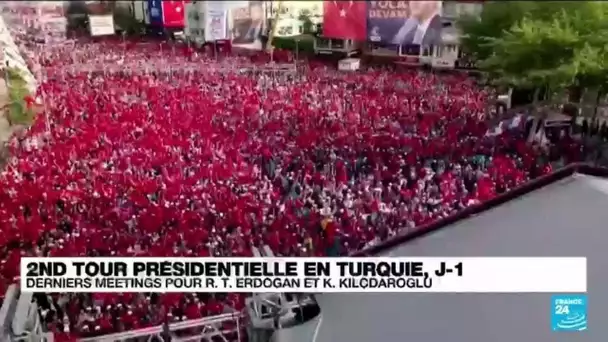 Présidentielle en Turquie: fin de campagne amère avant le second tour • FRANCE 24