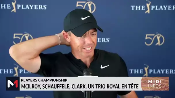 Players Championship : Mcilroy, SChauffele, clarck, un trio royal en tête