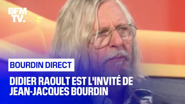 Didier Raoult face à Jean-Jacques Bourdin en direct