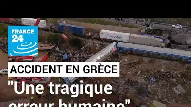 Grèce : une trentaine de morts dans un accident de trains du à "une tragique erreur humaine"