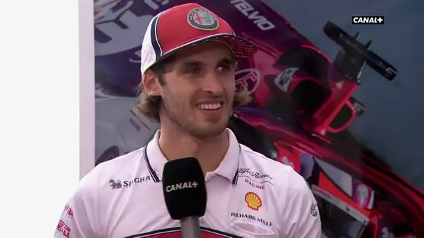 La réaction d'Antonio Giovinazzi