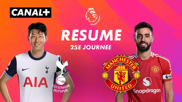 Le résumé de Tottenham / Man United - Premier League 2024-25 (J25)