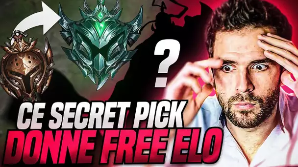 CE PICK SECRET POUR FREE WIN jusqu'à Platine, car ANTI JEU ! (LoL Tuto)