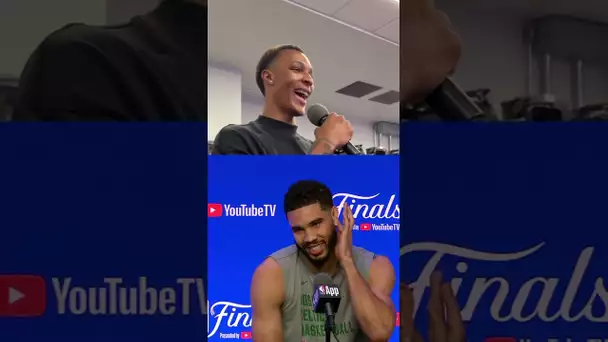 “I sound like a real old person” - Jayson Tatum’s advice to Jabari Smith Jr. 🙌 | #Shorts