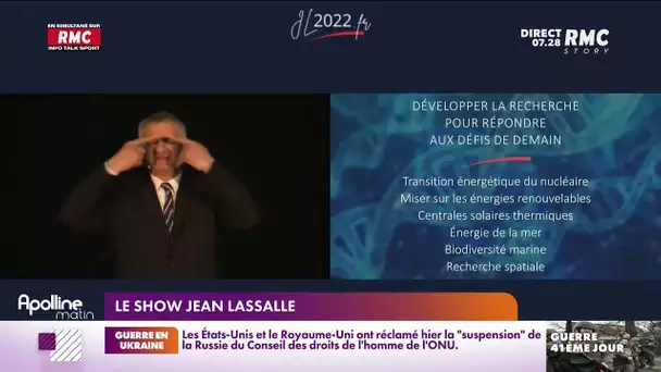 Ce week-end Jean Lassalle était en meeting à domicile