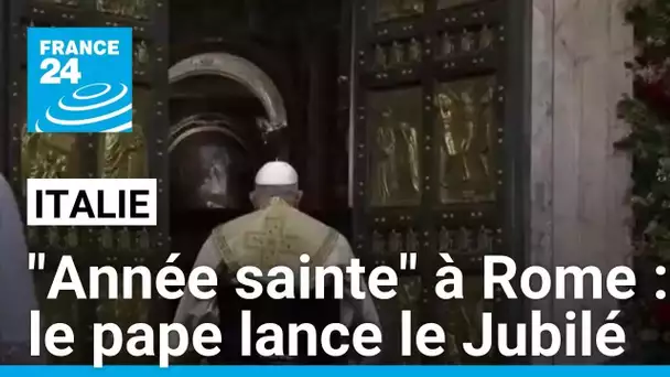 "Année sainte" à Rome : le pape célèbre Noël et lance le Jubilé 2025 • FRANCE 24