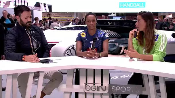 Les stars du handball en direct du Mondial de l'Auto sur le stand Renault