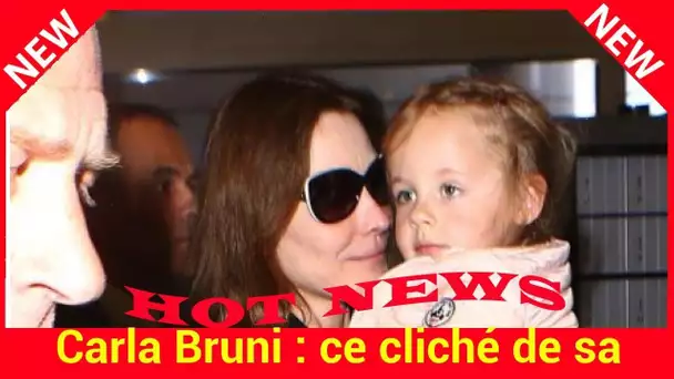 Carla Bruni : ce cliché de sa « princesse » Giulia qui fait fondre les internautes