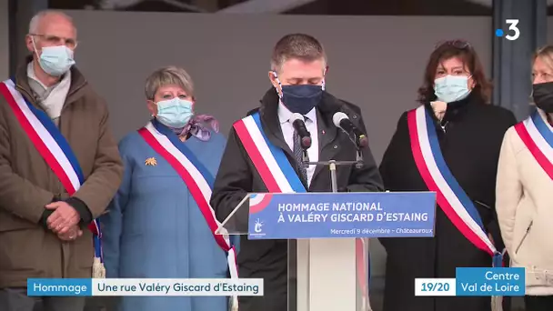 Châteauroux : une rue Valéry Giscard d'Estaing nommée en hommage à l'ancien Président