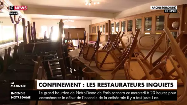 Confinement : les restaurateurs inquiets