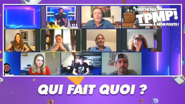 Le jeu du "Qui fait quoi ?" Les talents insolites des téléspectateurs !