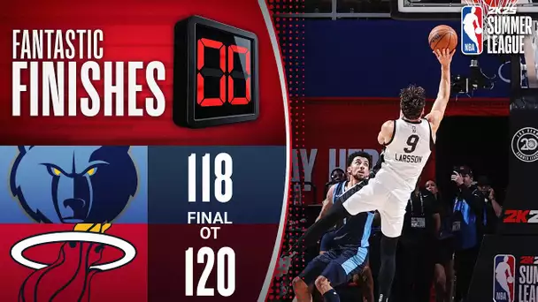 WILD OVERTIME ENDING Grizzlies vs Heat | Summer League Championship | July 22, 2024