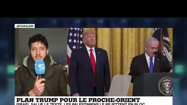 "Avenir brillant" ou "conspiration", les réactions au plan de Donald Trump pour le Proche-Orient