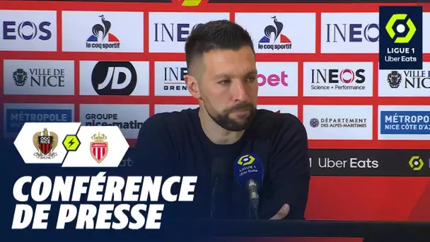 Conférence de presse OGC NICE - AS MONACO (2-3)  / 2023/2024