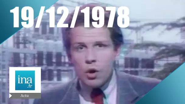 20h Antenne 2 du 19 décembre 1978 | Panne générale sur la France | Archive INA