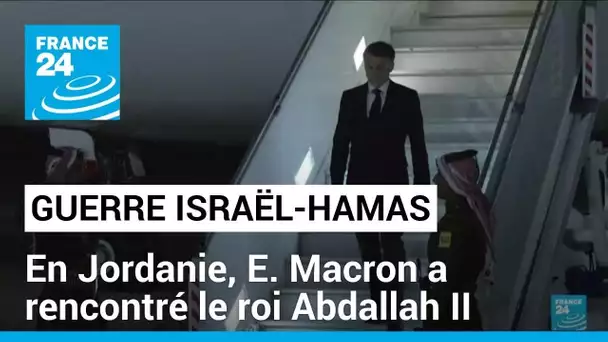 En Jordanie, Emmanuel Macron a rencontré le roi Abdallah II • FRANCE 24