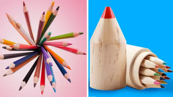 20 IDÉES ET ASTUCES DIY POUR LES FOURNITURES SCOLAIRES