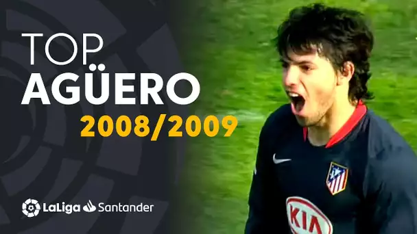 TOP Goles Sergio Agüero LaLiga Santander 2008/2009