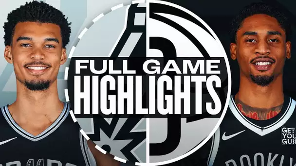 SPURS at NETS | FULL GAME HIGHLIGHTS | December 27, 2024