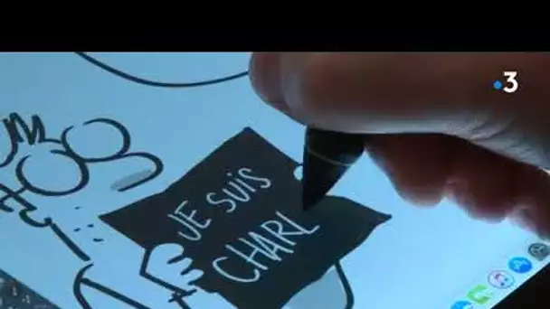 5 ans après l'attentat contre Charlie Hebdo , le Tarn n'oublie pas Cabu, Wolinski et Tignous