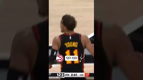 CLOSE ENDING 👀 Final minutes of Hawks vs Spurs | #Shorts