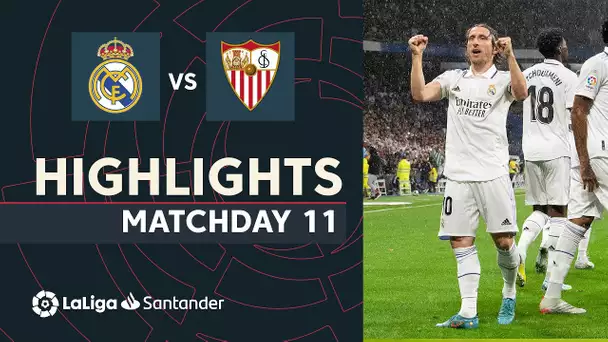 Resumen de Real Madrid vs Sevilla FC (3-1)