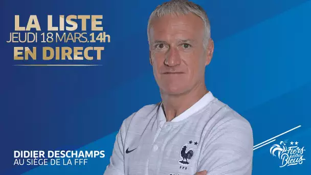 L'analyse de Didier Deschamps après le tirage des éliminatoires du Mondial 2022 I Equipe de France