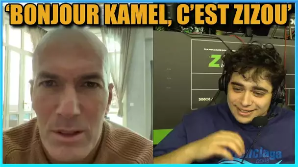 ZIDANE REMERCIE KAMETO POUR LA PIXEL WAR