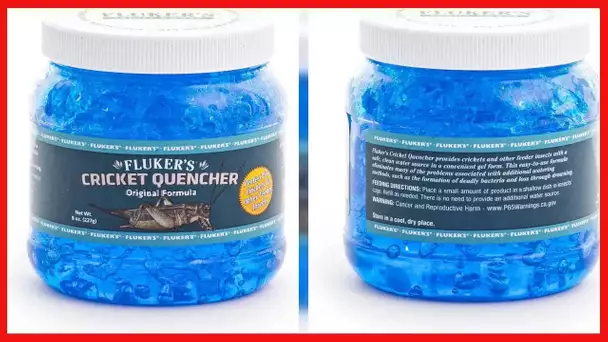 Fluker's Cricket Quencher Original - Provides Clean Water to Crickets and Feeder Insects