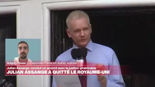 Accord entre Julian Assange et la justice américaine : le rôle de l'Australie • FRANCE 24