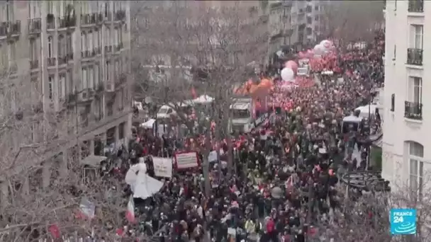 Forte mobilisation contre la réforme des retraites en France • FRANCE 24