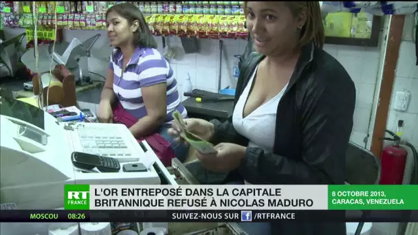 La Banque d’Angleterre refuse de restituer l’or du Venezuela