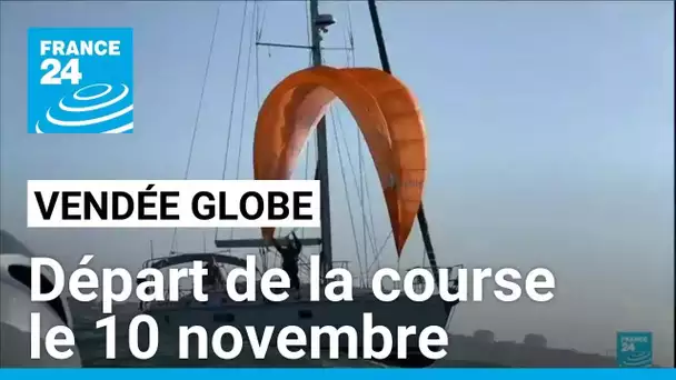 Vendée Globe : départ de la course le 10 novembre depuis les Sables d'Olonnes • FRANCE 24