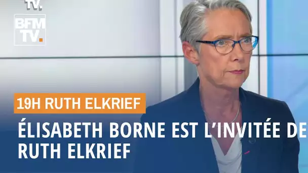 Élisabeth Borne face à Ruth Elkrief - 10/09