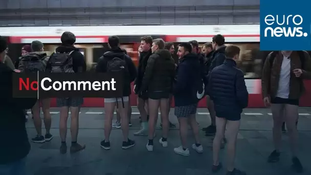 A New York et Prague, pantalon déconseillé dans le métro