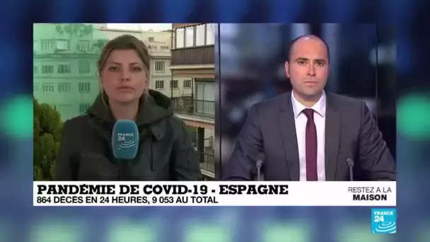 Pandémie de Covid-19 : Triste record en Espagne, 864 décès en 24 heures