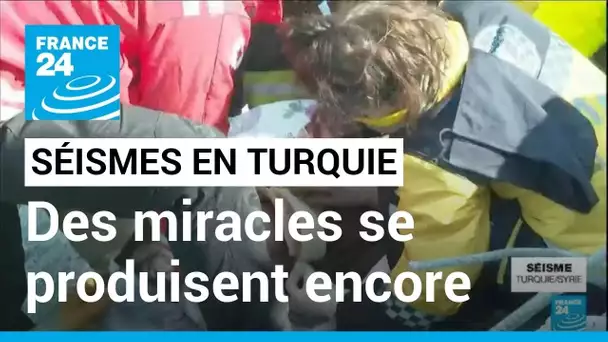 En Turquie, quatre jours après les séismes, des miracles se produisent encore • FRANCE 24